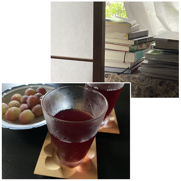 赤紫蘇ジュースと積読